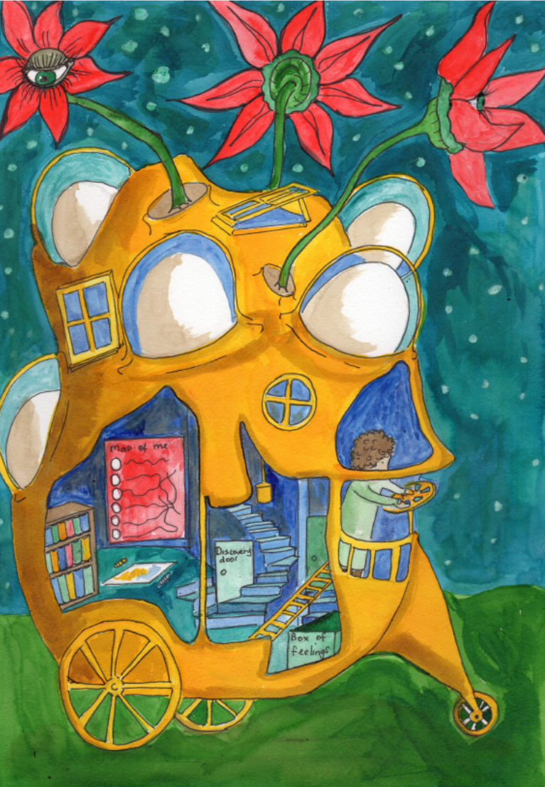 Anne Traveling illustration